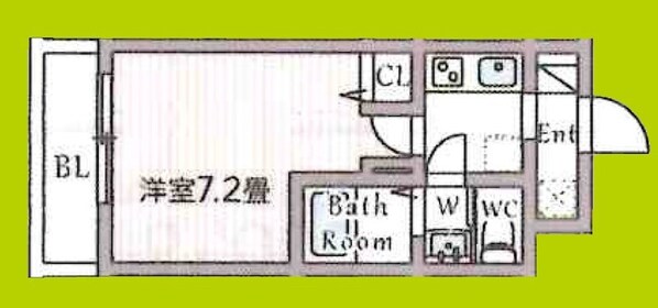 AILE南武庫之荘westの物件間取画像